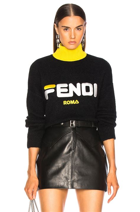 sweater fendi|fendi oversized sweater.